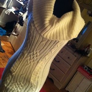 Knitted sweater dress
