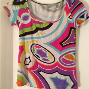 Emilio Pucci scoop neck shirt