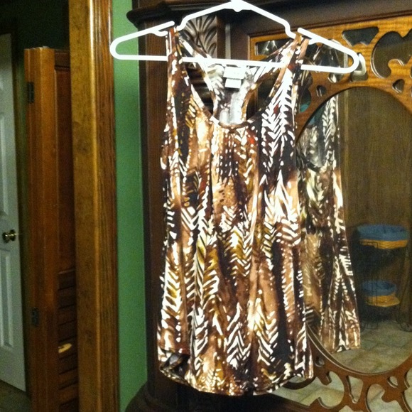 daytrip Tops - ❌bundled Day Trip-brown Aztec tank