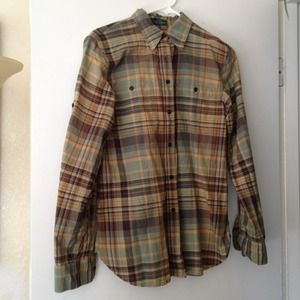 Plaid dress shirt