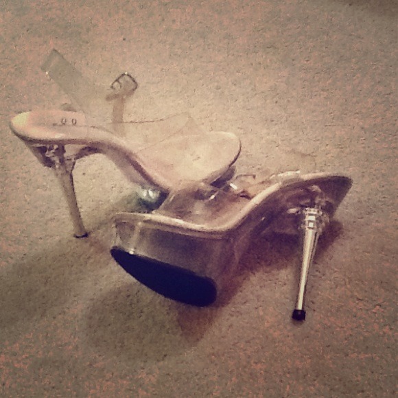 Exotic dancer heels