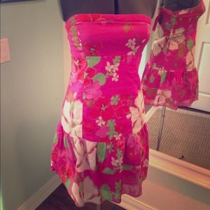 Roxy Pink Floral Dress