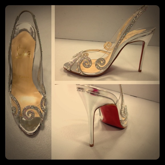 Louboutin sling back sandals