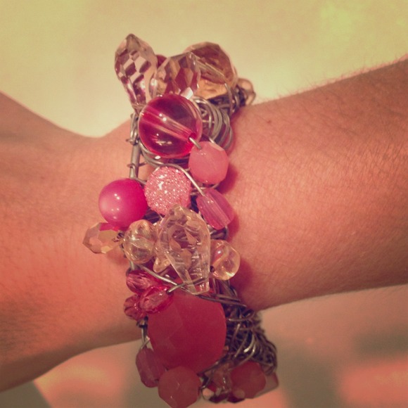 Jewelry - Bracelet with Pink Beading