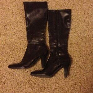 Dark Brown Tall Boot