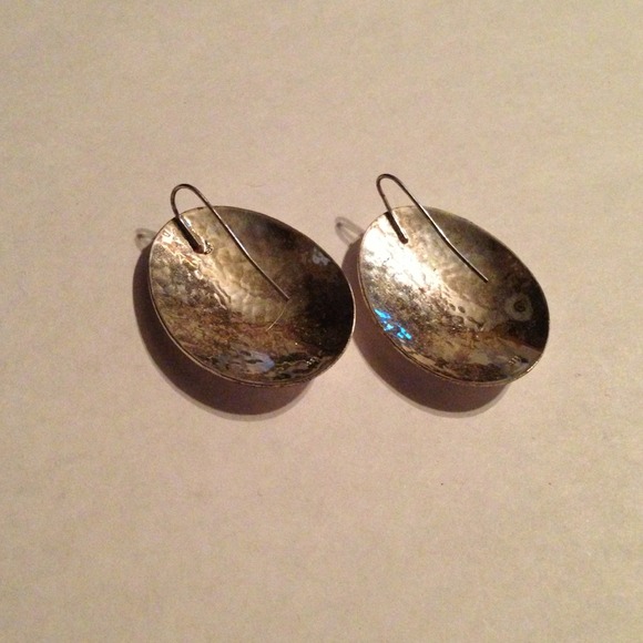 Handmade silver earrings - Picture 2 of 2