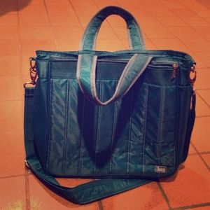 Blue Lug Tote