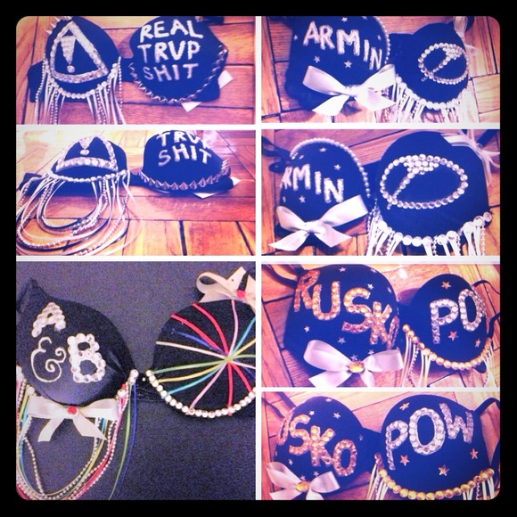 Custom rave bras