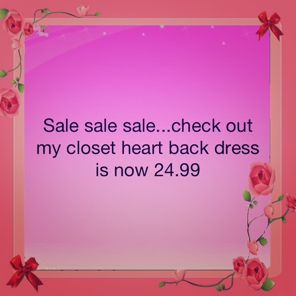 Heart back dress