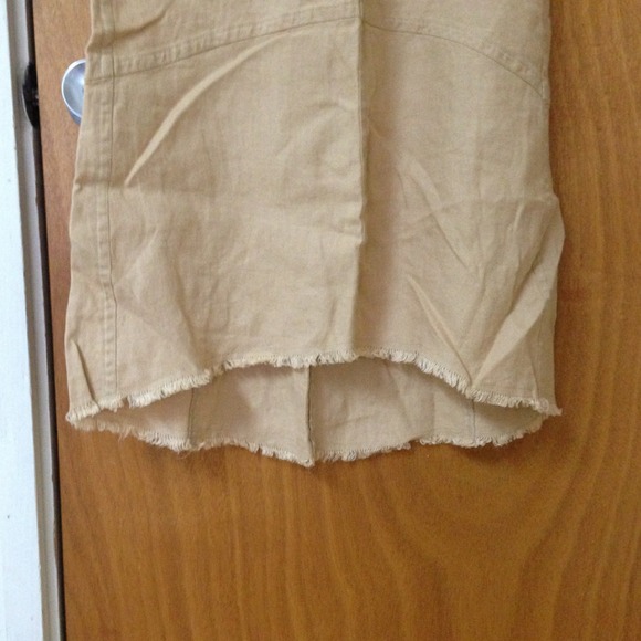 A/X Linen Hi-Lo Skirt - Picture 2 of 3