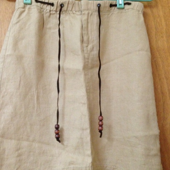 A/X Linen Hi-Lo Skirt - Picture 3 of 3