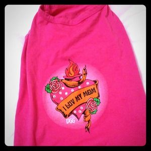 I luv my mom dog tee