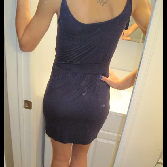 🚫🚫SOLD🚫🚫Navy/purple dress - Picture 3 of 3