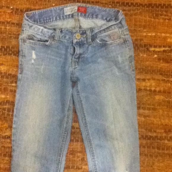 Aeropastle light wash skinny boot cut jeans - Picture 1 of 4