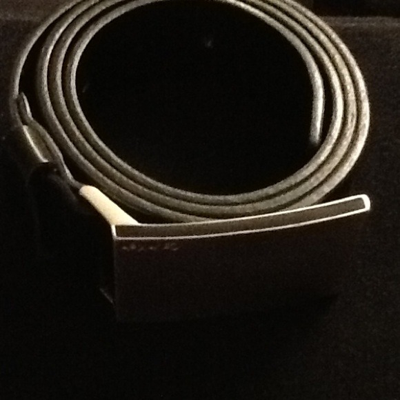 New Calvin Klein leather belt sold