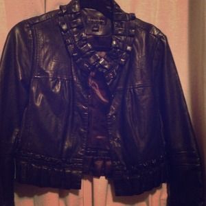 Used Bagatelle vegan leather jacket. Sz small