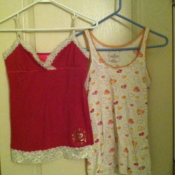 Victoria's Secret Tops - Girly Hollister & VS pink Tanks