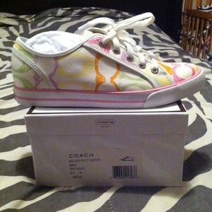 Spring colored coach shoes!