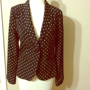 Diamond printed blazer