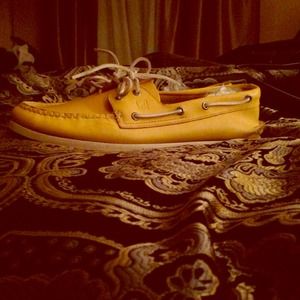 Men's Yellow Sperry