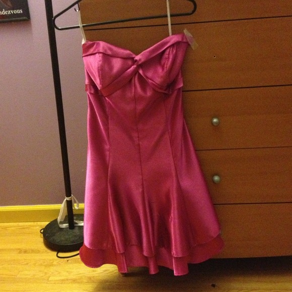 Open Back Pink Dress