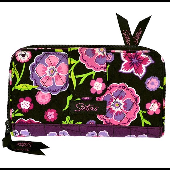 Longaberger Sisters wallet & checkbook cover