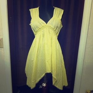 NEW Everyday yellow barely see thru top