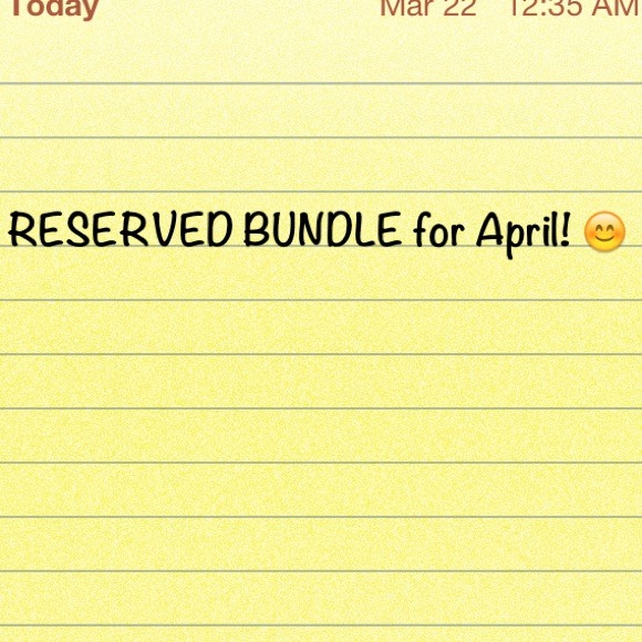 RESERVED BUNDLE