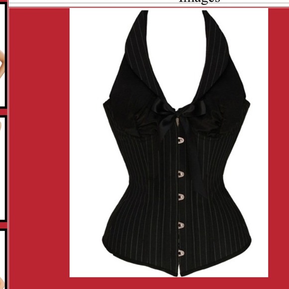 Corset and clip in bangs for Heidi