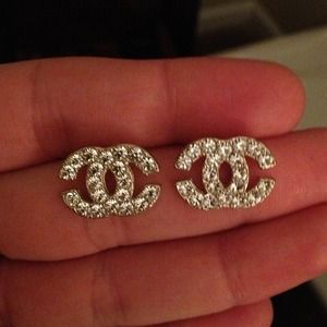 Chanel crystal earrings!