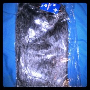 Fur legwarmers/ boot covers