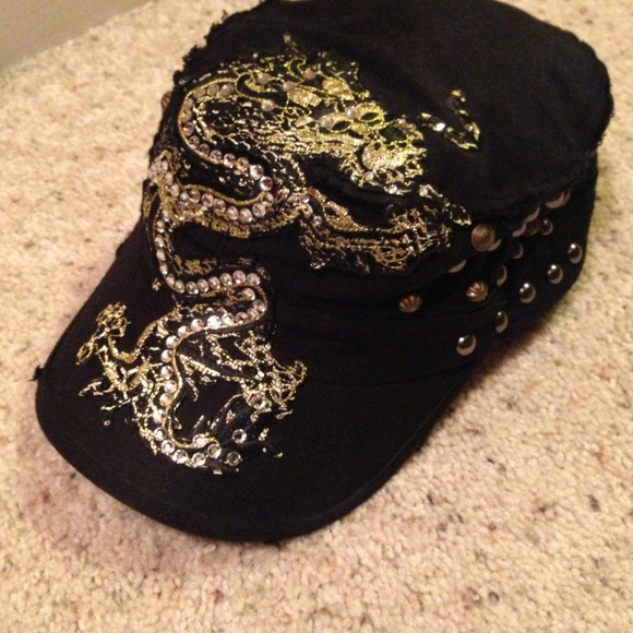 Hat with Rhine stones ...