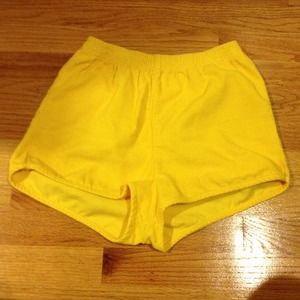 American apparel high-waisted corduroy shorts