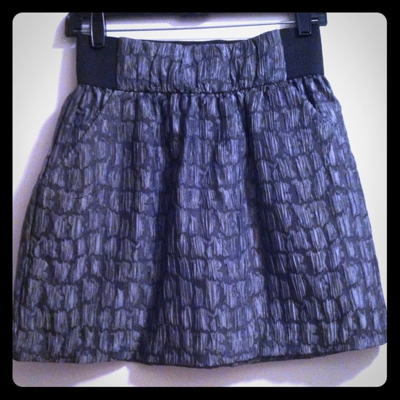 Short, Fitted Skirt w Pockets