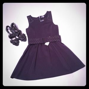 Grey Studded Dress.  Never been worn.