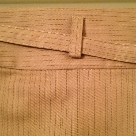 Tan pin-striped skirt - Picture 3 of 3