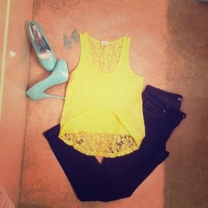 Yellow Express Tank Top