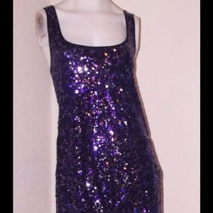 Forever 21 purple/indigo sequin dress 3x