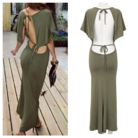 Sold Out! Sexiest Open Back Long dress