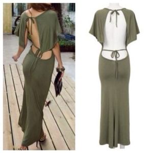 Sold Out! Sexiest Open Back Long dress