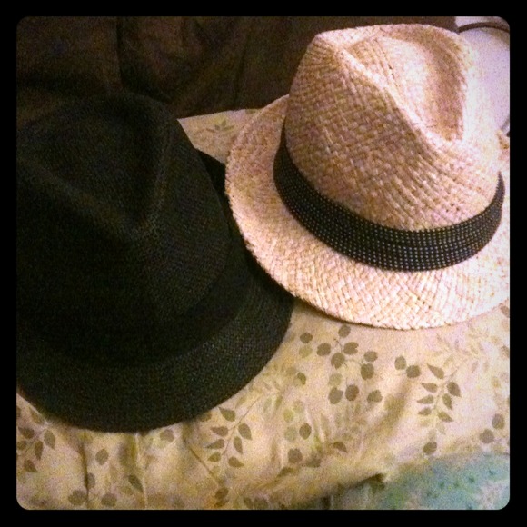 2 really cute fedora style hats!