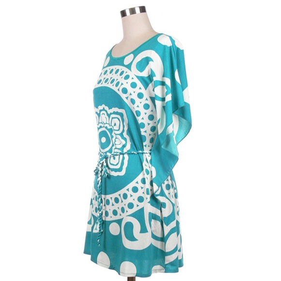 kimono print dress. Our retail store best selling. - Picture 2 of 4