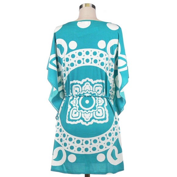 kimono print dress. Our retail store best selling. - Picture 3 of 4