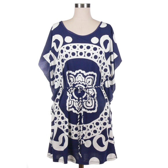 kimono print dress. Our retail store best selling. - Picture 4 of 4