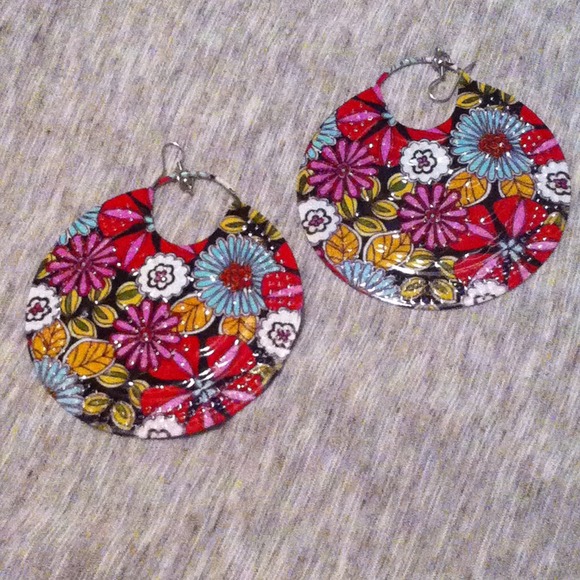 Big earrings