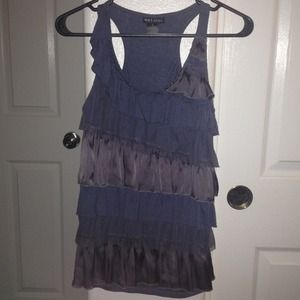 ✨SOLD✨ Wet seal ruffle tank