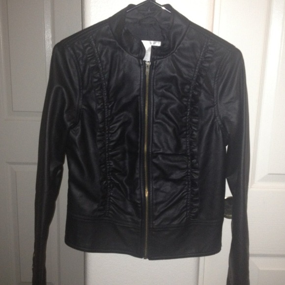 ✨SOLD✨ Charlotte Russe leather jacket