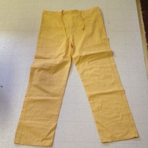 Bumble bee yellow scrub pants