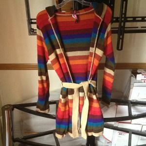 Awesome multi colored striped sweater