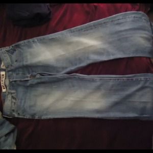 Mens Hollister Hermosa low rise boot jeans